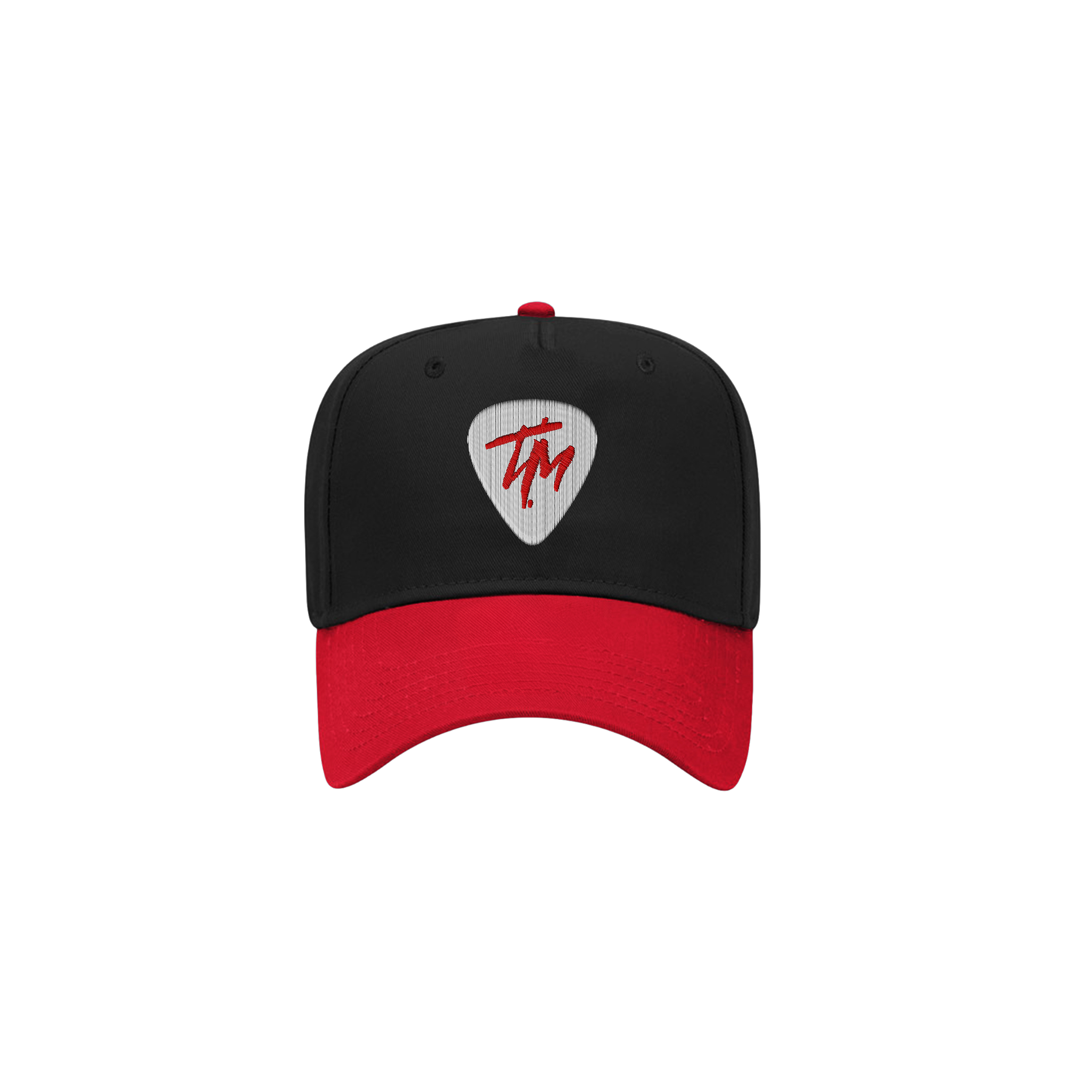 TM PICK HAT (BLACK/RED)